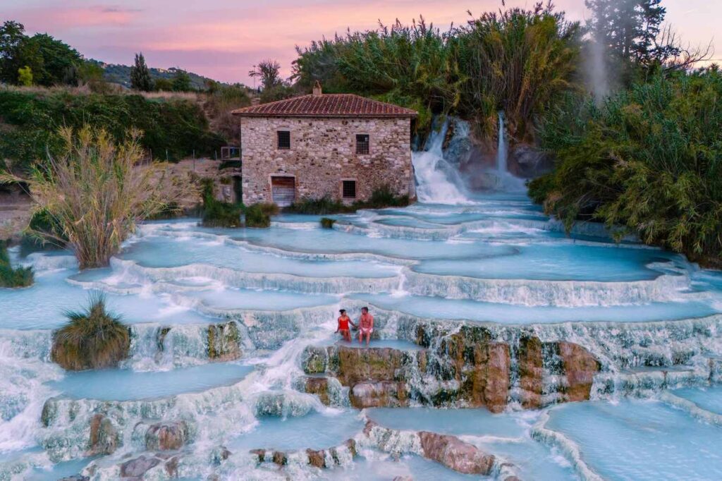 Saturnia Hot Springs, Tuscany, Italy